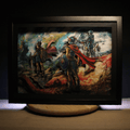 Dioramax - Cadre lumineux LED Dragon quest 3 | Déco Gaming-room | Tableau lumineux | Affiche jeux vidéo | Idée cadeau gamer | Retro-gaming