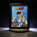 Dioramax - Cadre lumineux LED Dragon Ball | Déco Gaming-room | Tableau lumineux | Affiche jeux vidéo | Idée cadeau gamer | Retro-gaming