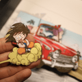 Dioramax - Cadre lumineux LED Dragon ball | Déco Gaming-room | Tableau lumineux | Affiche jeux vidéo | Idée cadeau gamer | Retro-gaming