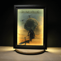 Dioramax - Cadre lumineux LED Dune | Déco Gaming-room | Tableau lumineux | Affiche jeux vidéo | Idée cadeau gamer | Retro-gaming
