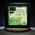 Dioramax - Cadre lumineux LED Erthbound | Déco Gaming-room | Tableau lumineux | Affiche jeux vidéo | Idée cadeau gamer | Retro-gaming