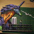 Dioramax - Cadre lumineux LED Evangelion | Déco Gaming-room | Tableau lumineux | Affiche jeux vidéo | Idée cadeau gamer | Retro-gaming