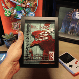 Dioramax - Cadre lumineux LED Evangelion | Déco Gaming-room | Tableau lumineux | Affiche jeux vidéo | Idée cadeau gamer | Retro-gaming