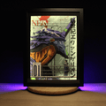 Dioramax - Cadre lumineux LED Evangelion | Déco Gaming-room | Tableau lumineux | Affiche jeux vidéo | Idée cadeau gamer | Retro-gaming