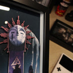 Dioramax - Cadre lumineux LED Clair obscur Expedition 33 | Déco Gaming-room | Tableau lumineux | Affiche jeux vidéo | Idée cadeau gamer | Retro-gaming