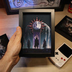 Dioramax - Cadre lumineux LED Clair obscur Expedition 33 | Déco Gaming-room | Tableau lumineux | Affiche jeux vidéo | Idée cadeau gamer | Retro-gaming