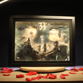 Dioramax - Cadre lumineux LED Expedition 33 | Déco Gaming-room | Tableau lumineux | Affiche jeux vidéo | Idée cadeau gamer | Retro-gaming