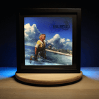 Dioramax - Cadre lumineux LED FF10 | Déco Gaming-room | Tableau lumineux | Affiche jeux vidéo | Idée cadeau gamer | Retro-gaming