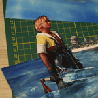 Dioramax - Cadre lumineux LED FF10 | Déco Gaming-room | Tableau lumineux | Affiche jeux vidéo | Idée cadeau gamer | Retro-gaming