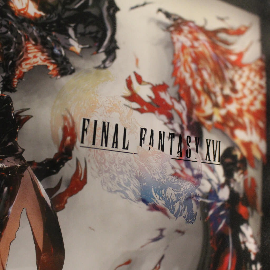 Dioramax - Cadre lumineux LED FF16 | Déco Gaming-room | Tableau lumineux | Affiche jeux vidéo | Idée cadeau gamer | Retro-gaming