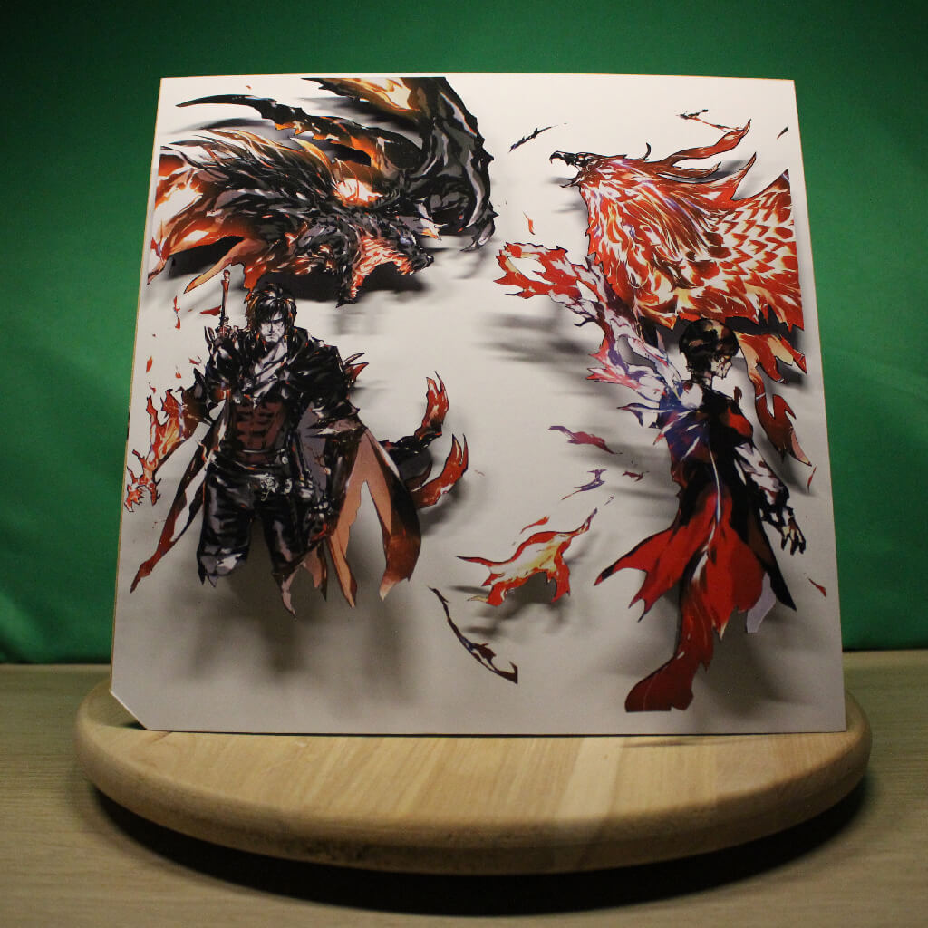 Dioramax - Cadre lumineux LED FF16 | Déco Gaming-room | Tableau lumineux | Affiche jeux vidéo | Idée cadeau gamer | Retro-gaming