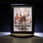 Dioramax - Cadre lumineux LED FF Tactics | Déco Gaming-room | Tableau lumineux | Affiche jeux vidéo | Idée cadeau gamer | Retro-gaming