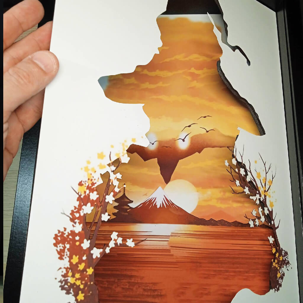 Dioramax - Cadre lumineux LED FF9 Vivi | Déco Gaming-room | Tableau lumineux | Affiche jeux vidéo | Idée cadeau gamer | Retro-gaming