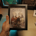 Dioramax - Cadre lumineux LED FF Tactics | Déco Gaming-room | Tableau lumineux | Affiche jeux vidéo | Idée cadeau gamer | Retro-gaming