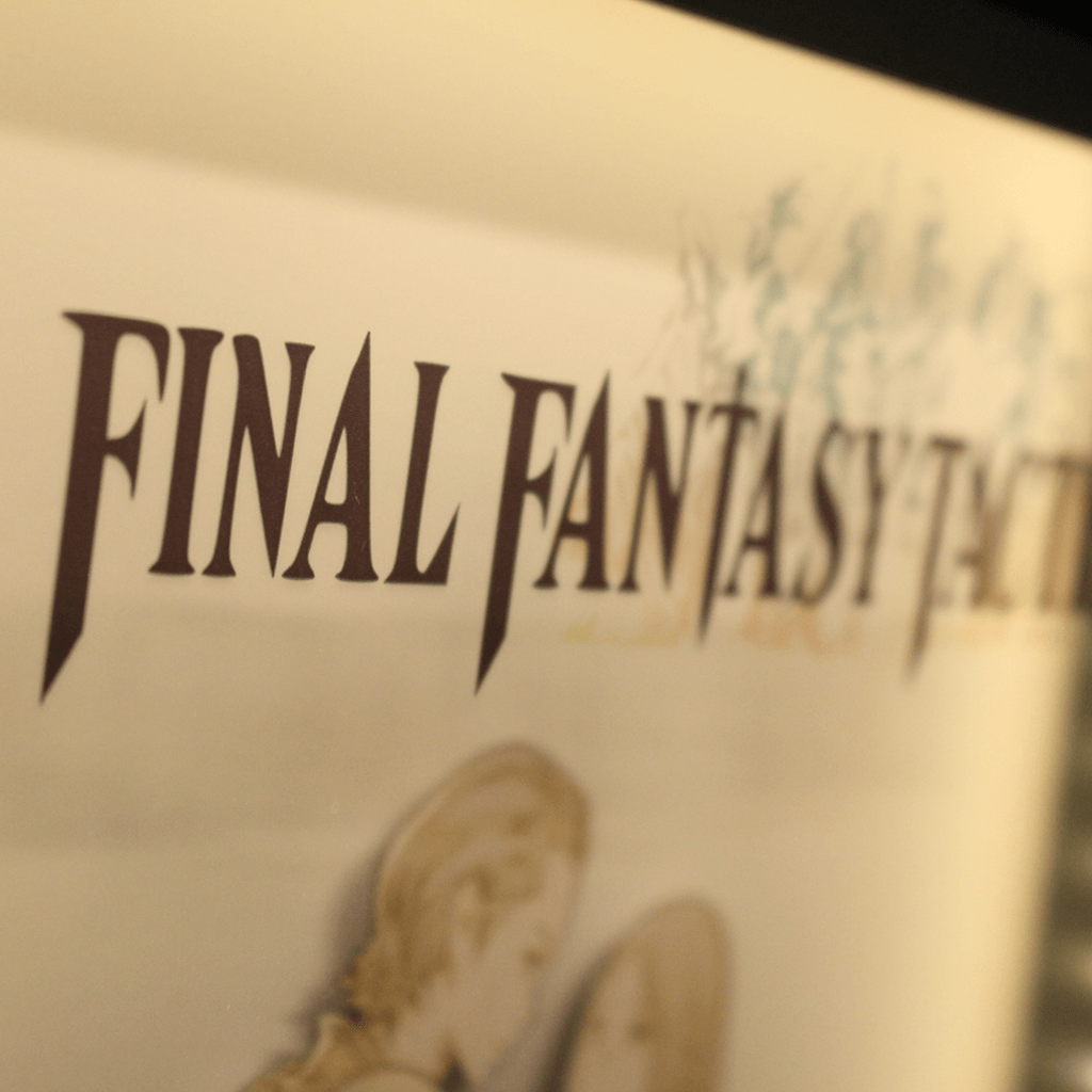 Dioramax - Cadre lumineux LED FFtactics | Déco Gaming-room | Tableau lumineux | Affiche jeux vidéo | Idée cadeau gamer | Retro-gaming