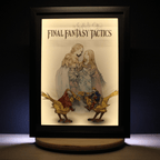 Dioramax - Cadre lumineux LED FFtactics | Déco Gaming-room | Tableau lumineux | Affiche jeux vidéo | Idée cadeau gamer | Retro-gaming