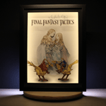 Diorama Final Fantasy Tactics, déco gaming room, ps1, cadre lumineux
