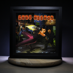 Diorama fear effect, déco gaming, cadre lumineux fear effect, lampe gaming