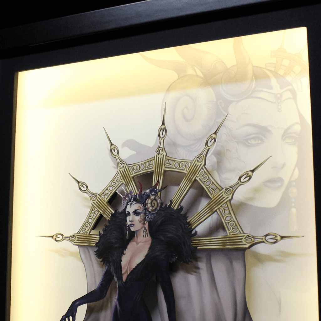 Dioramax - Cadre lumineux LED FF8 | Déco Gaming-room | Tableau lumineux | Affiche jeux vidéo | Idée cadeau gamer | Retro-gaming