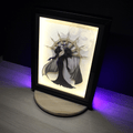Dioramax - Cadre lumineux LED FF8 | Déco Gaming-room | Tableau lumineux | Affiche jeux vidéo | Idée cadeau gamer | Retro-gaming