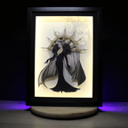 Dioramax - Cadre lumineux LED FF8 | Déco Gaming-room | Tableau lumineux | Affiche jeux vidéo | Idée cadeau gamer | Retro-gaming