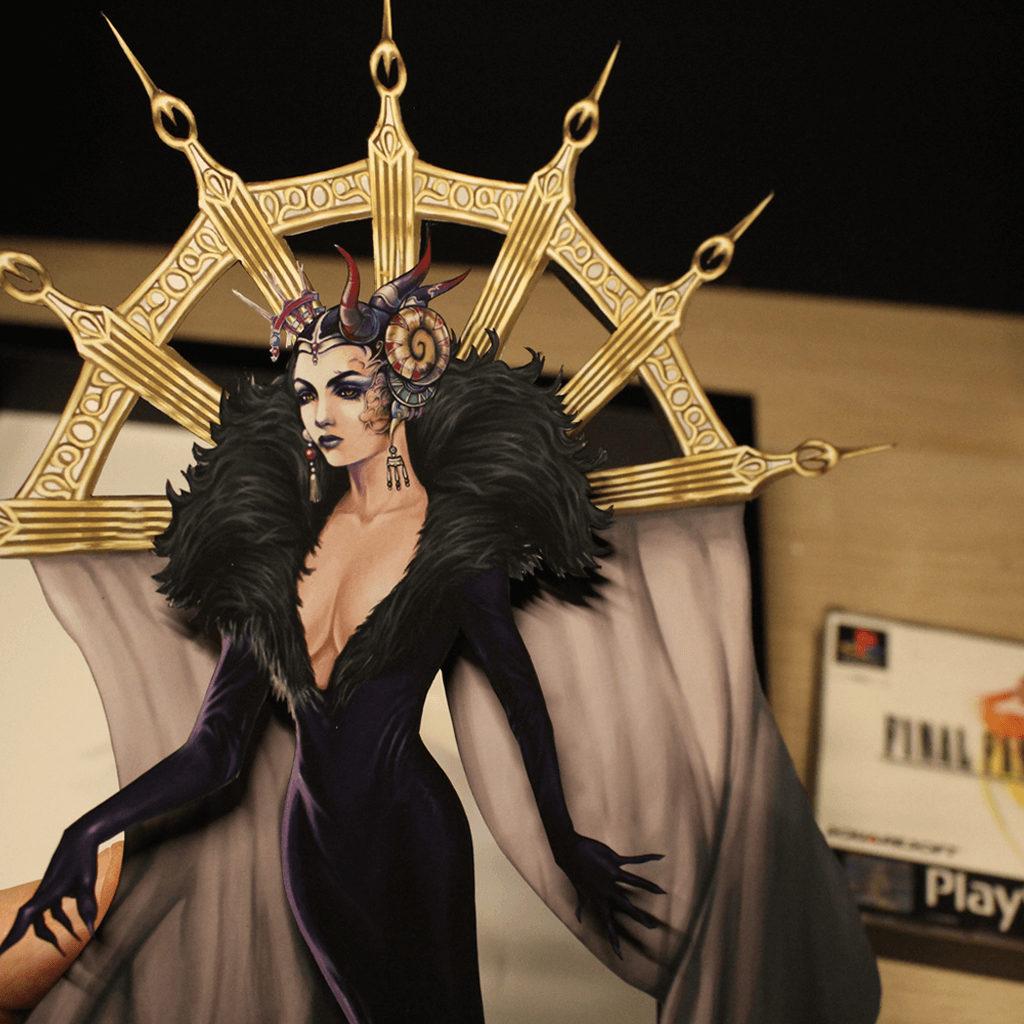 Dioramax - Cadre lumineux LED FF8 | Déco Gaming-room | Tableau lumineux | Affiche jeux vidéo | Idée cadeau gamer | Retro-gaming