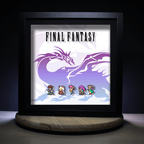 Dioramax - Cadre lumineux LED FF
| Déco Gaming-room | Tableau lumineux | Affiche jeux vidéo | Idée cadeau gamer | Retro-gaming