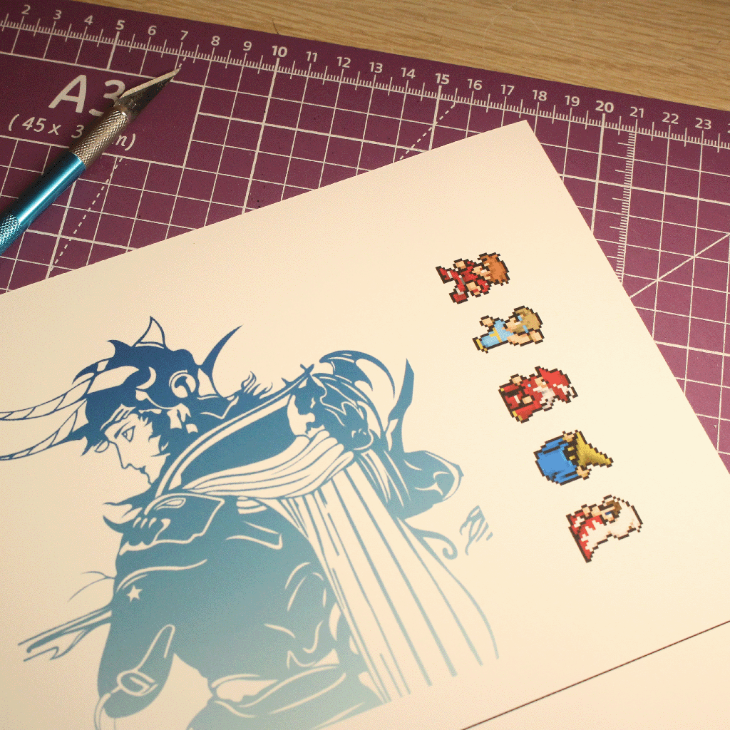 Dioramax - Cadre lumineux LED FF
| Déco Gaming-room | Tableau lumineux | Affiche jeux vidéo | Idée cadeau gamer | Retro-gaming