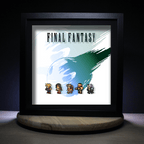 Dioramax - Cadre lumineux LED FF
| Déco Gaming-room | Tableau lumineux | Affiche jeux vidéo | Idée cadeau gamer | Retro-gaming