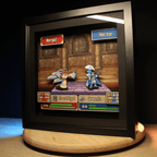 Dioramax - Cadre lumineux LED Fire Emblem | Déco Gaming-room | Tableau lumineux | Affiche jeux vidéo | Idée cadeau gamer | Retro-gaming