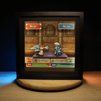 Dioramax - Cadre lumineux LED Fire Emblem | Déco Gaming-room | Tableau lumineux | Affiche jeux vidéo | Idée cadeau gamer | Retro-gaming