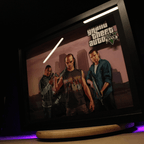 Dioramax - Cadre lumineux LED GTA5 | Déco Gaming-room | Tableau lumineux | Affiche jeux vidéo | Idée cadeau gamer | Retro-gaming