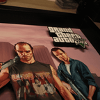 Dioramax - Cadre lumineux LED GTA5 | Déco Gaming-room | Tableau lumineux | Affiche jeux vidéo | Idée cadeau gamer | Retro-gaming
