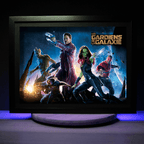 Dioramax - Cadre lumineux LED Les gardiens de la galaxie | Déco Gaming-room | Tableau lumineux | Affiche jeux vidéo | Idée cadeau gamer | Retro-gaming