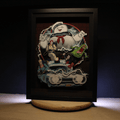 Dioramax - Cadre lumineux LED Ghostbusters | Déco Gaming-room | Tableau lumineux | Affiche jeux vidéo | Idée cadeau gamer | Retro-gaming