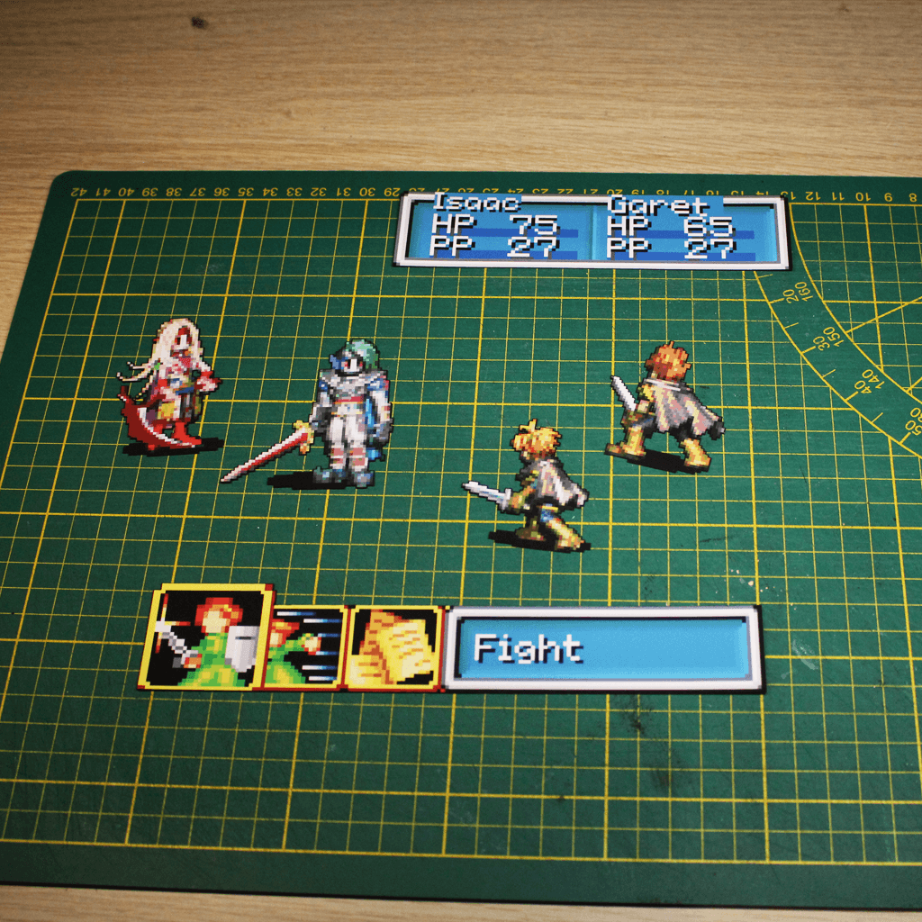 Dioramax - Cadre lumineux LED Golden Sun | Déco Gaming-room | Tableau lumineux | Affiche jeux vidéo | Idée cadeau gamer | Retro-gaming