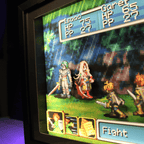Dioramax - Cadre lumineux LED Golden Sun | Déco Gaming-room | Tableau lumineux | Affiche jeux vidéo | Idée cadeau gamer | Retro-gaming