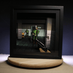 Dioramax - Cadre lumineux LED Golden Eye 64 | Déco Gaming-room | Tableau lumineux | Affiche jeux vidéo | Idée cadeau gamer | Retro-gaming