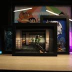 Dioramax - Cadre lumineux LED Golden Eye 64 | Déco Gaming-room | Tableau lumineux | Affiche jeux vidéo | Idée cadeau gamer | Retro-gaming