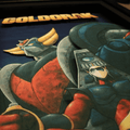 Dioramax - Cadre lumineux LED Goldorak | Déco Gaming-room | Tableau lumineux | Affiche jeux vidéo | Idée cadeau gamer | Retro-gaming