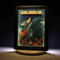 Dioramax - Cadre lumineux LED Goldorak | Déco Gaming-room | Tableau lumineux | Affiche jeux vidéo | Idée cadeau gamer | Retro-gaming