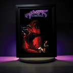 Dioramax - Cadre lumineux LED Heart of Darkness | Déco Gaming-room | Tableau lumineux | Affiche jeux vidéo | Idée cadeau gamer | Retro-gaming