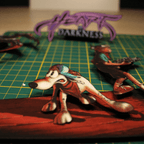 Dioramax - Cadre lumineux LED Heart of Darkness | Déco Gaming-room | Tableau lumineux | Affiche jeux vidéo | Idée cadeau gamer | Retro-gaming