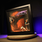 Dioramax - Cadre lumineux LED Heart of Darkness | Déco Gaming-room | Tableau lumineux | Affiche jeux vidéo | Idée cadeau gamer | Retro-gaming