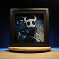 Dioramax - Cadre lumineux LED Hollow Knight | Déco Gaming-room | Tableau lumineux | Affiche jeux vidéo | Idée cadeau gamer | Retro-gaming