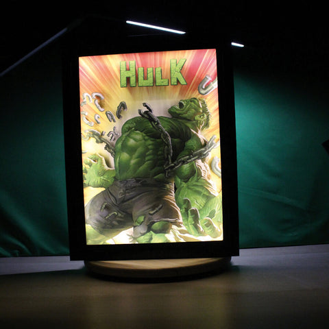 Diorama shadowbox Hulk