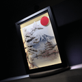 Dioramax - Cadre lumineux LED Japon | Déco Gaming-room | Tableau lumineux | Affiche jeux vidéo | Idée cadeau gamer | Retro-gaming
