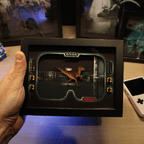 Dioramax - Cadre lumineux LED Jurassic Park | Déco Gaming-room | Tableau lumineux | Affiche jeux vidéo | Idée cadeau gamer | Retro-gaming