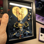 Dioramax - Cadre lumineuxKingdom Hearts| Déco Gamingroom | Tableau Lumineux Affiche jeux vidéo | Idée cadeau 