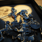 Diorama de Kingdom Hearts, déco gaming, cadre lumineux